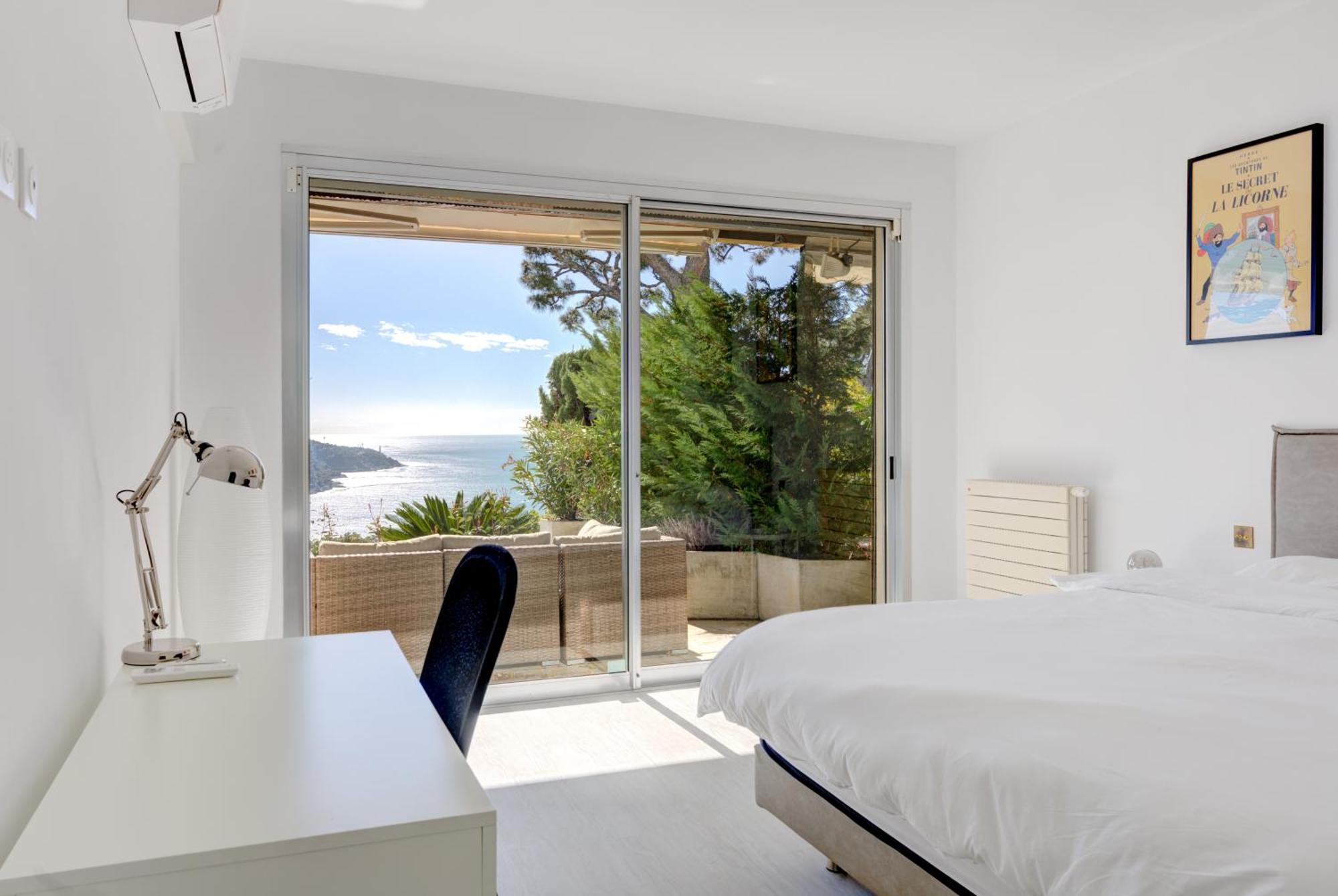 Giant Terrace On A Stunning View Lejlighed Villefranche-sur-Mer Eksteriør billede