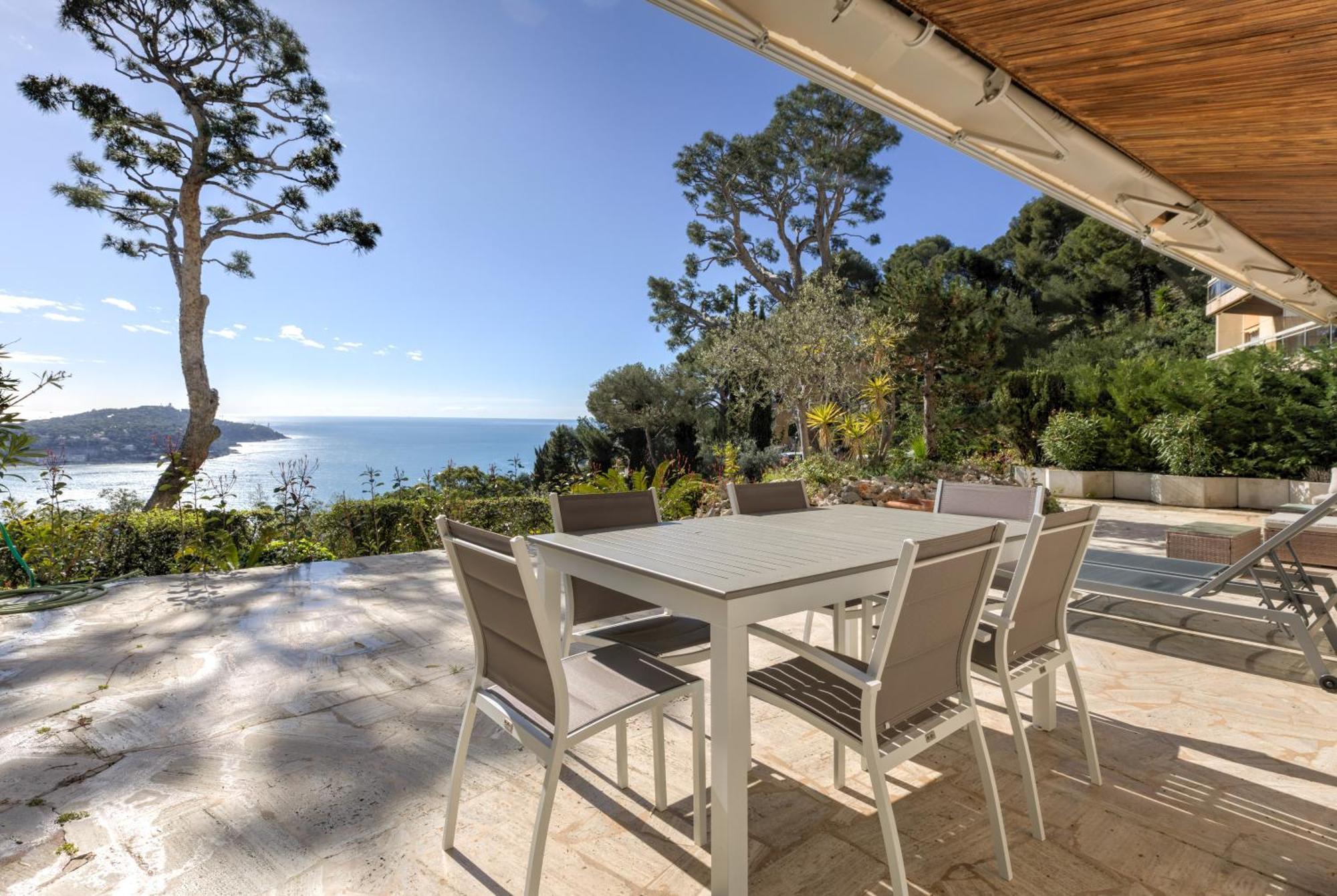 Giant Terrace On A Stunning View Lejlighed Villefranche-sur-Mer Eksteriør billede
