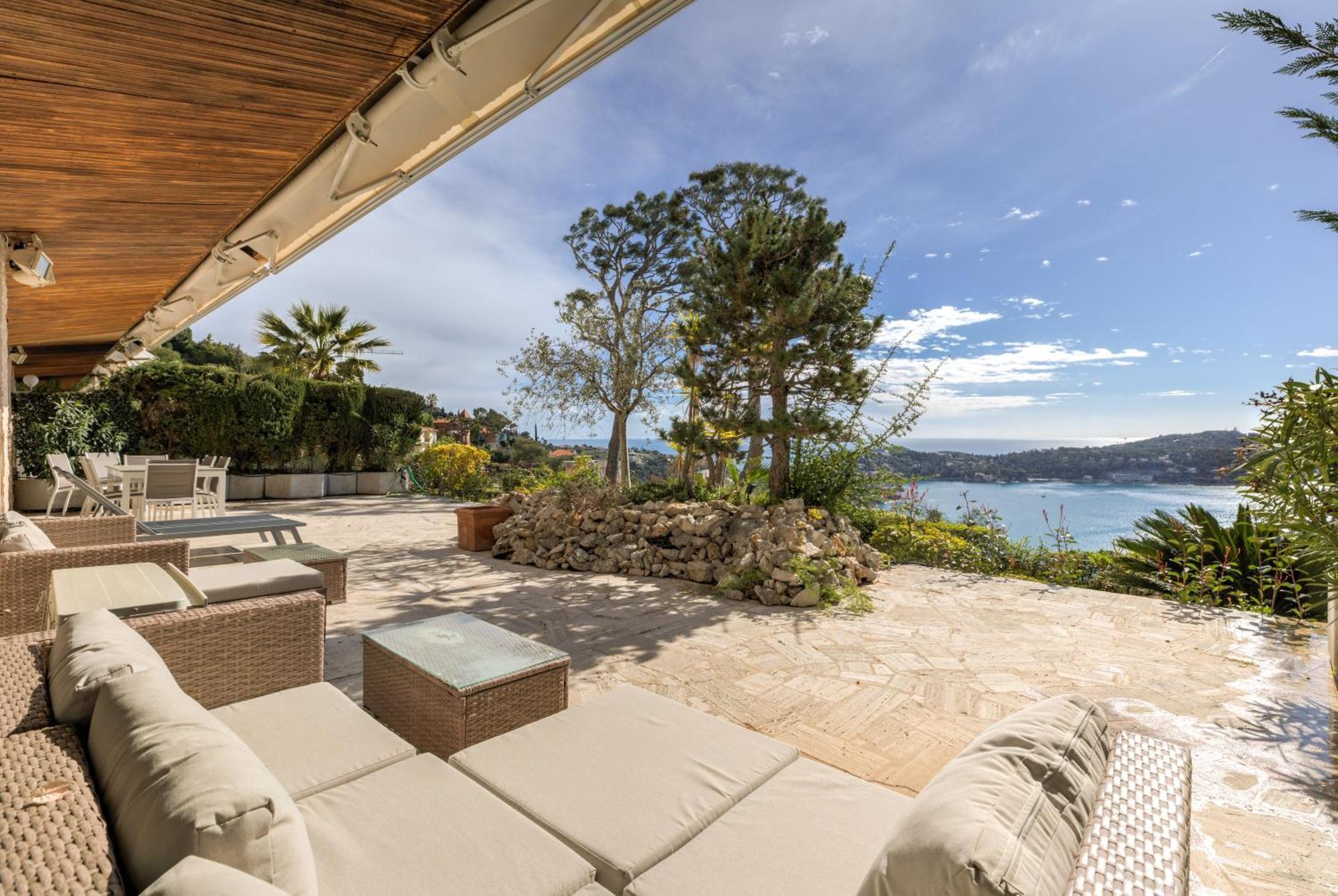 Giant Terrace On A Stunning View Lejlighed Villefranche-sur-Mer Eksteriør billede